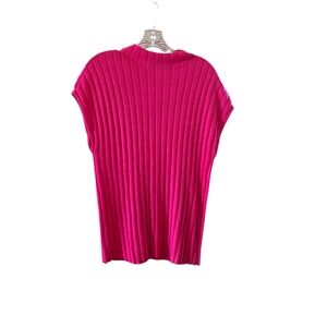 Ann Taylor Fuchsia Ribbed Blouse‎